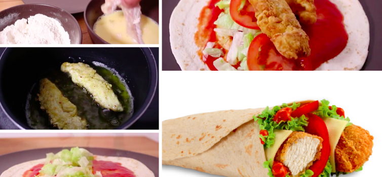 Recette du McWrap McDo au chèvre