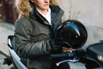 motard en ville