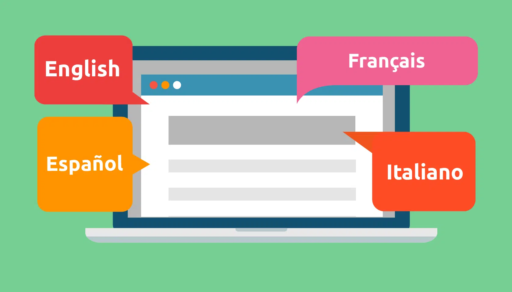 Diverses langues pour traduire son site web