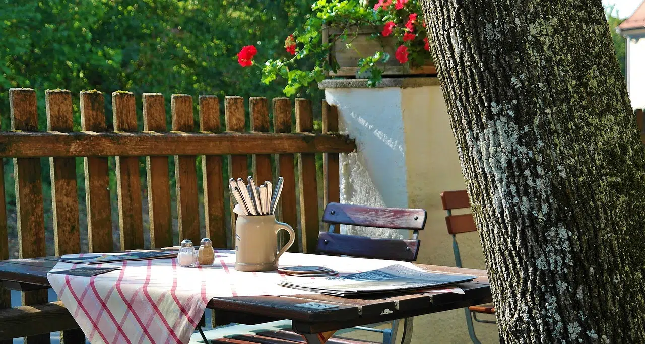 Table de jardin