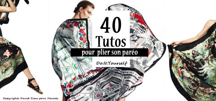 Comment faire un tee shirt avec un paréo ?