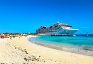 white cruise ship on sea during daytime